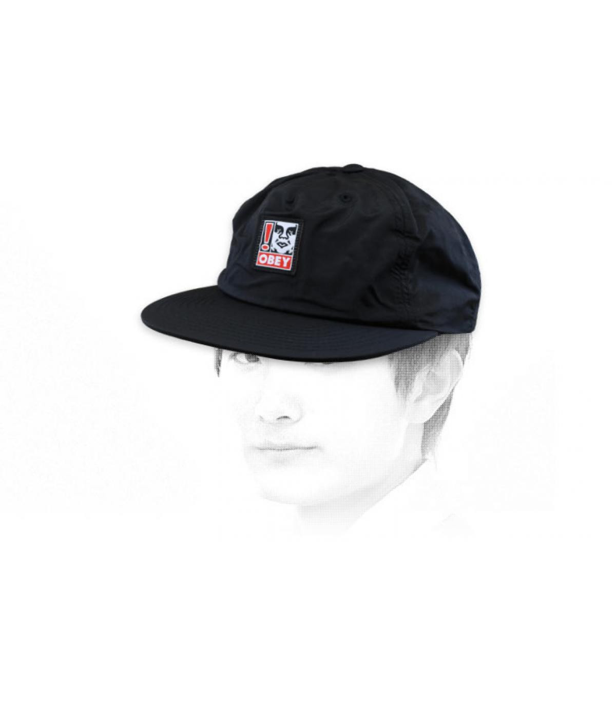 Snapback Obey schwarz Exclamation Snapback black Snapback Obey schwarz Exclamation Snapback black
